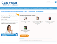 Tablet Screenshot of distributeur-de-boisson.fr